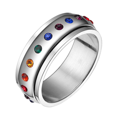 bague arc en ciel