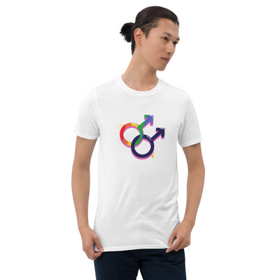 tee shirt gay blanc